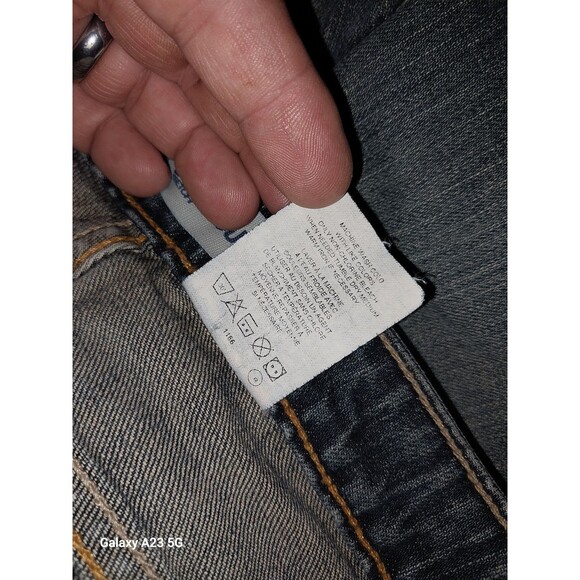 Gap Womens Size 12 Medium Wash Mid Rise Distressed Bootcut Denim Jeans - Picture 6 of 6